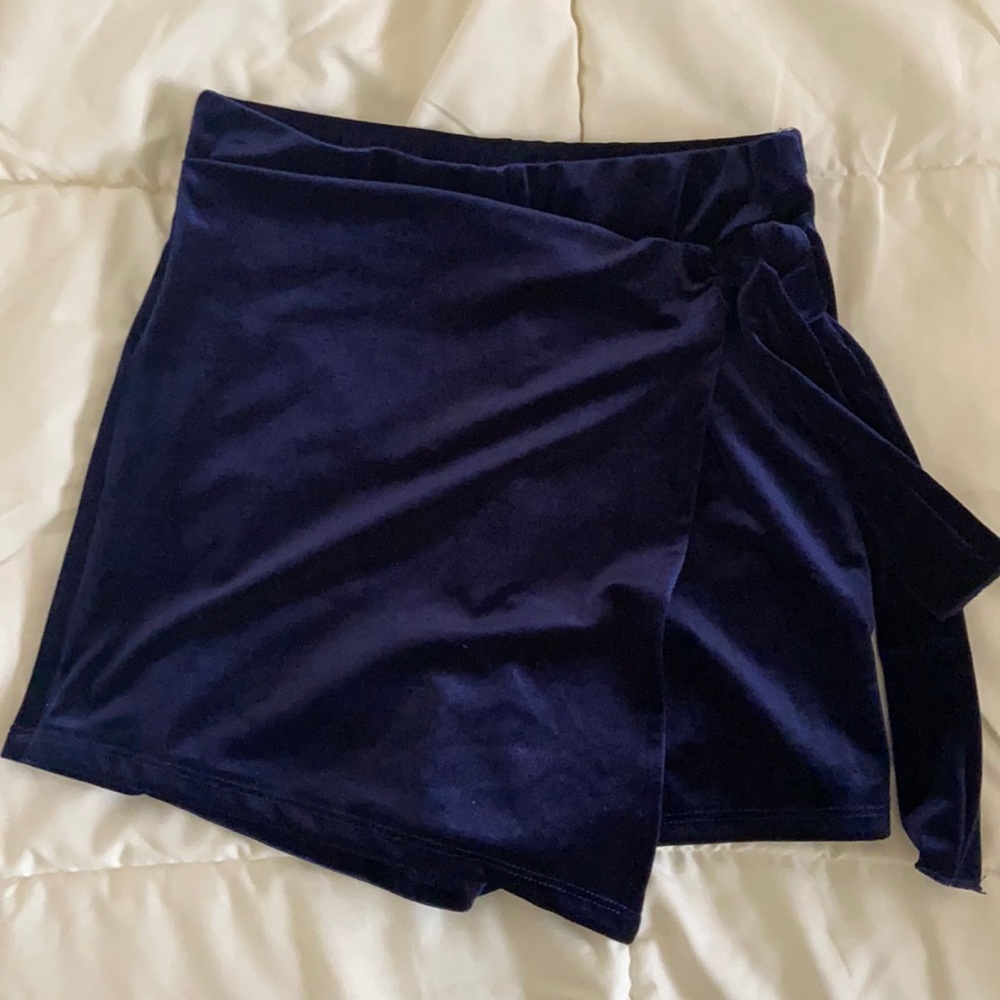 Velvet skort